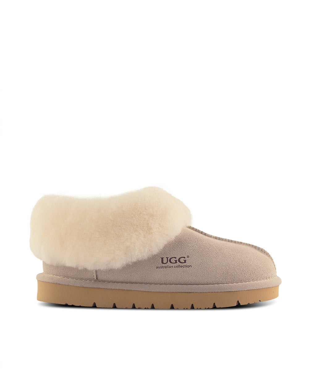 Women's UGG Homely Slippers - Cozy Indoor & Outdoor House Shoes for Winter Comfort - Perfect for Lounging, Running Errands, and Keeping Feet Warm