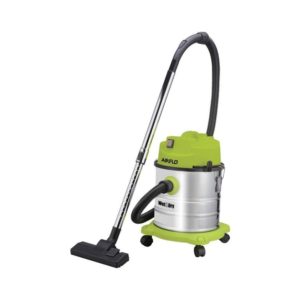 Airflo 25L Wet and Dry Vacuum Cleaner - Powerful Suction for Home, Garage & Workshop Cleaning | Ideal for Carpets, Hard Floors & Liquid Spills