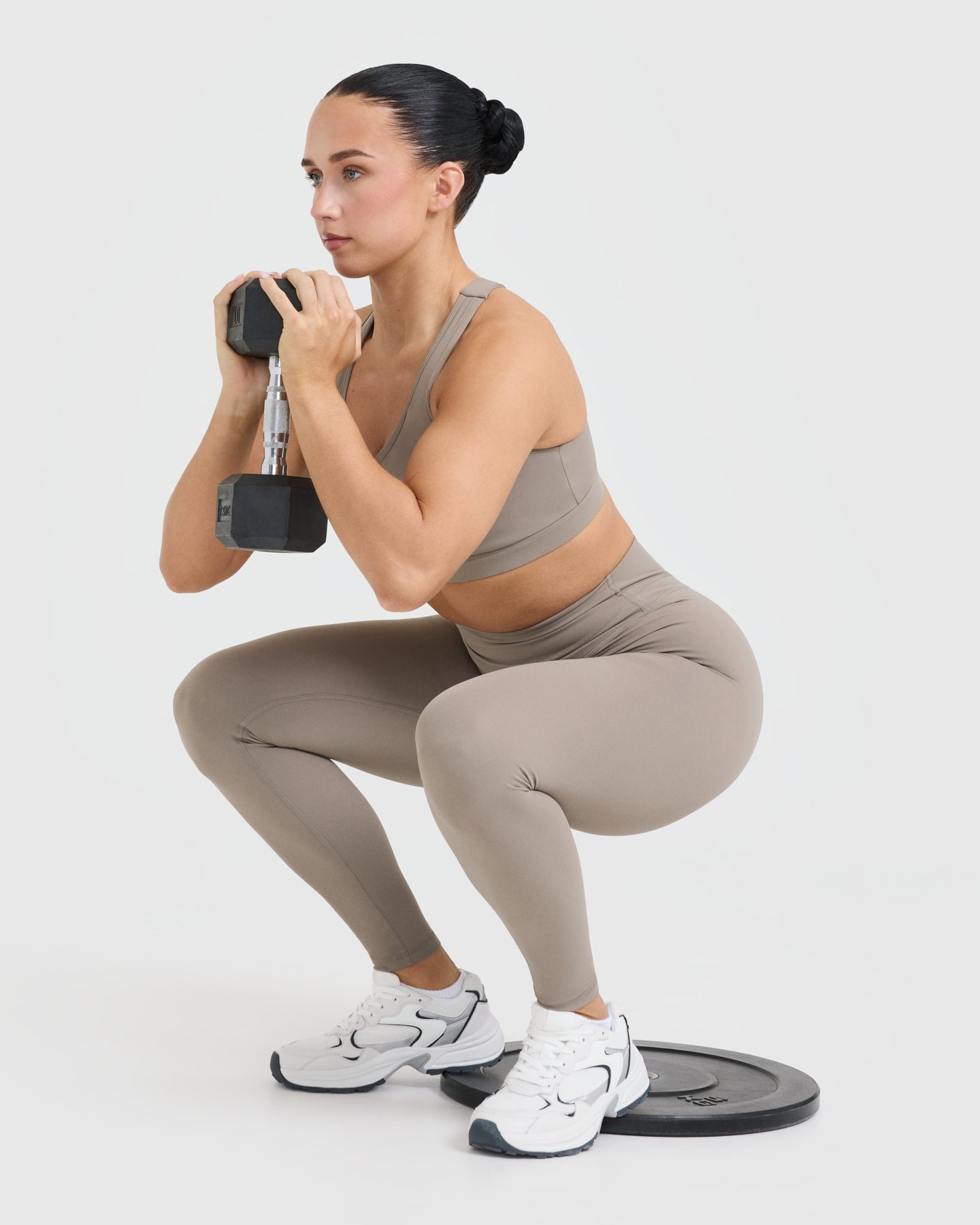 High Waisted Leggings for Women - Soft Minky Fabric Yoga Pants with Tummy Control - Perfect for Workout, Running, Yoga & Lounge Wear