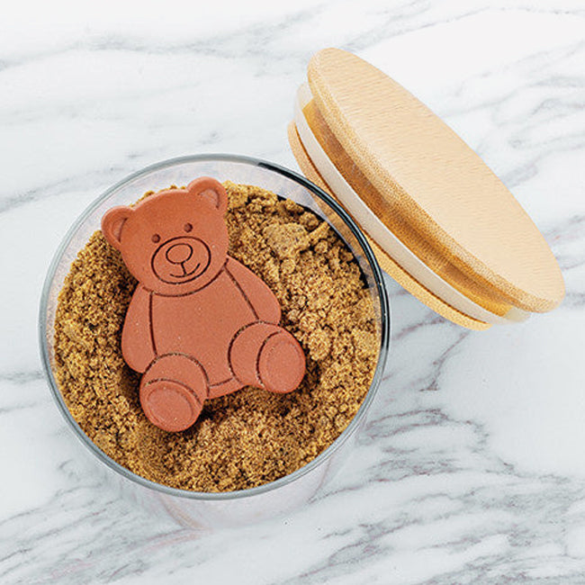 Fox Run Brown Sugar Bear - Natural Brown Sugar Keeper for Freshness | Perfect for Baking, Coffee, and Tea Storage