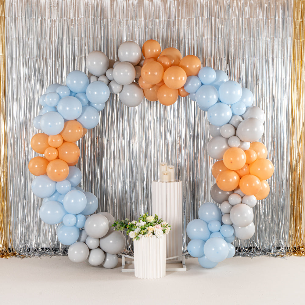 Balloonify Blue White Beige Balloon Arch Garland Kit - 163 Pieces for Party Decorations, Weddings, Baby Showers & Birthday Celebrations
