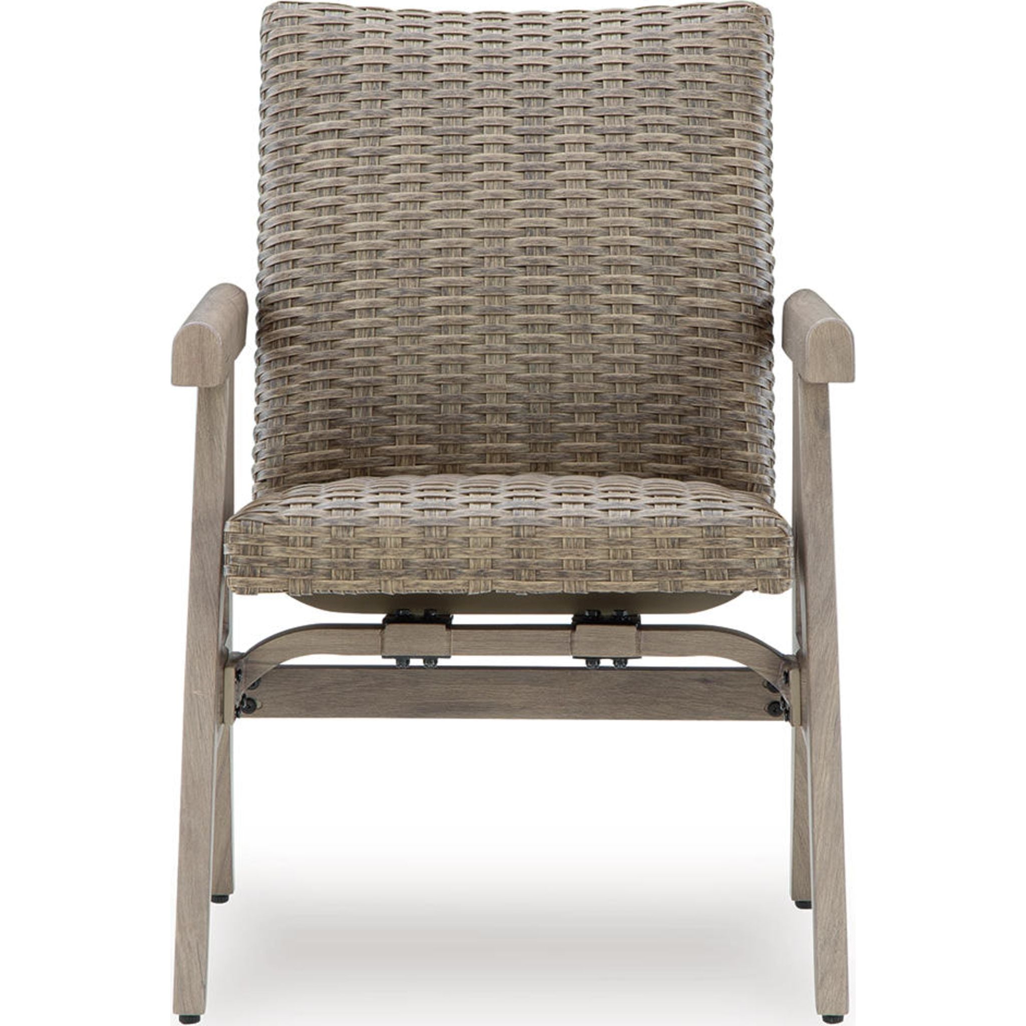 Carisbo Outdoor Rocking Arm Chairs (Set of 2) - Patio, Garden & Porch Furniture - Weather-Resistant Wicker Rocking Chairs for Relaxing Outdoors