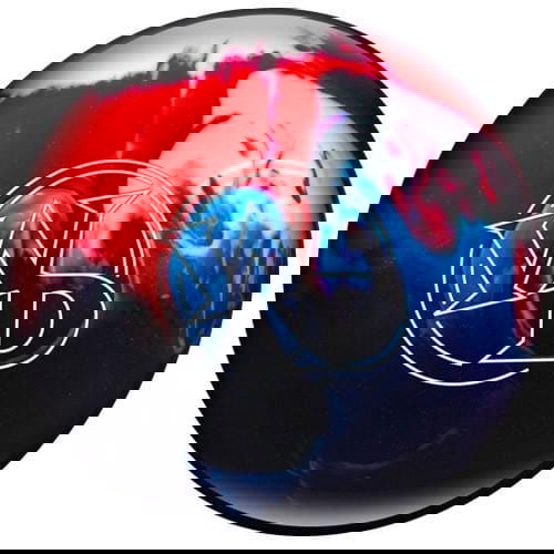 Columbia White Dot Patriot Sparkle Bowling Ball - High Performance Reactive Resin for Hook Potential | Perfect for League Play & Tournament Competition
