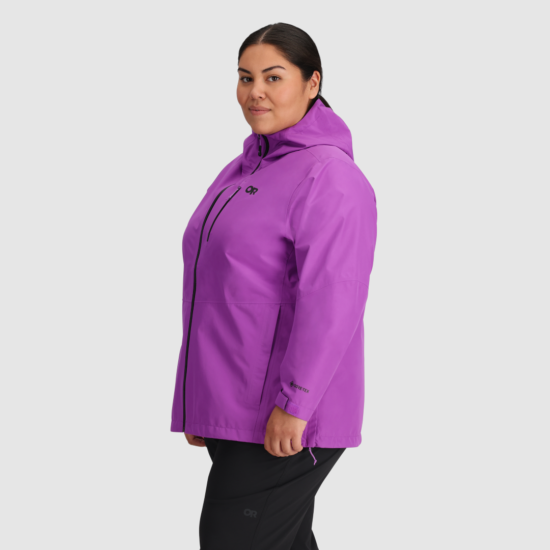Aspire II Jacket for Women - Lightweight Waterproof Windbreaker with Hood - Perfect for Hiking, Running & Outdoor Activities