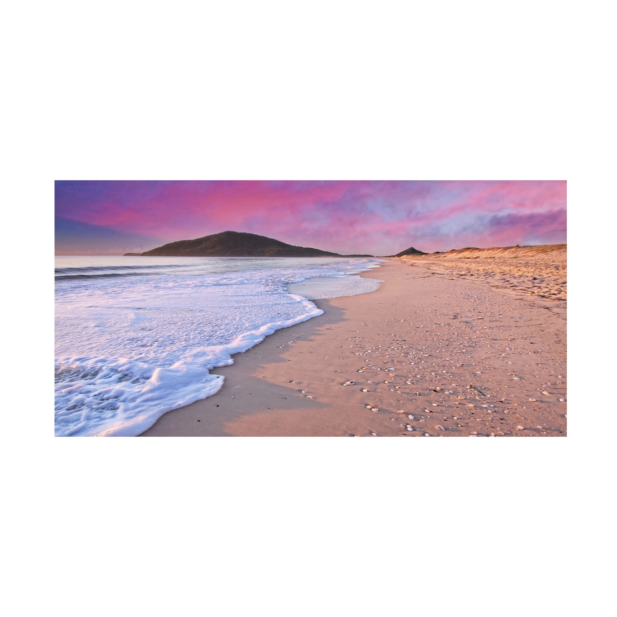 Trademark Fine Art 'Jimmys Beach' Canvas Wall Art by Beata Czyzowska Young - Coastal Decor for Living Room, Bedroom & Office