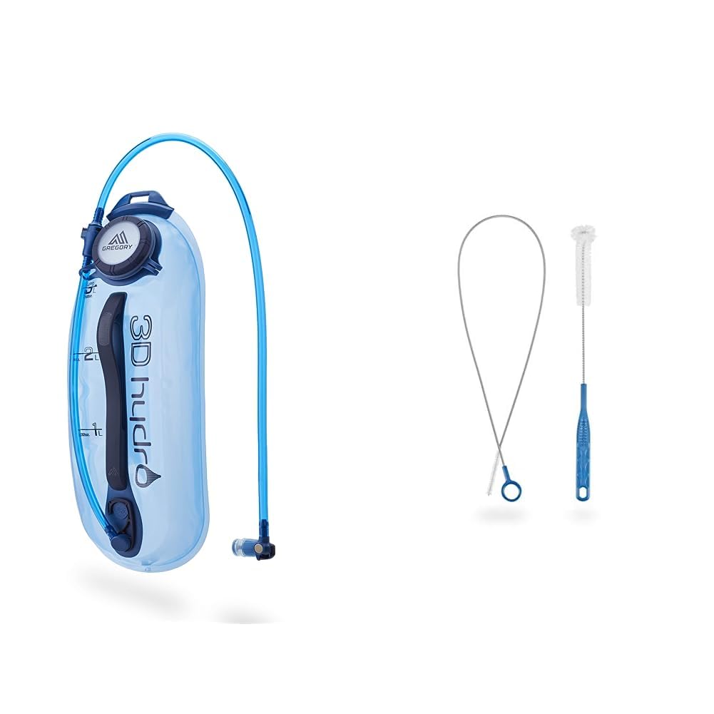 Gregory Mountain Products 3D Hydro Reservoir - Lightweight Hydration Bladder for Hiking, Camping & Outdoor Adventures - BPA Free Water Storage with Easy-Fill Design