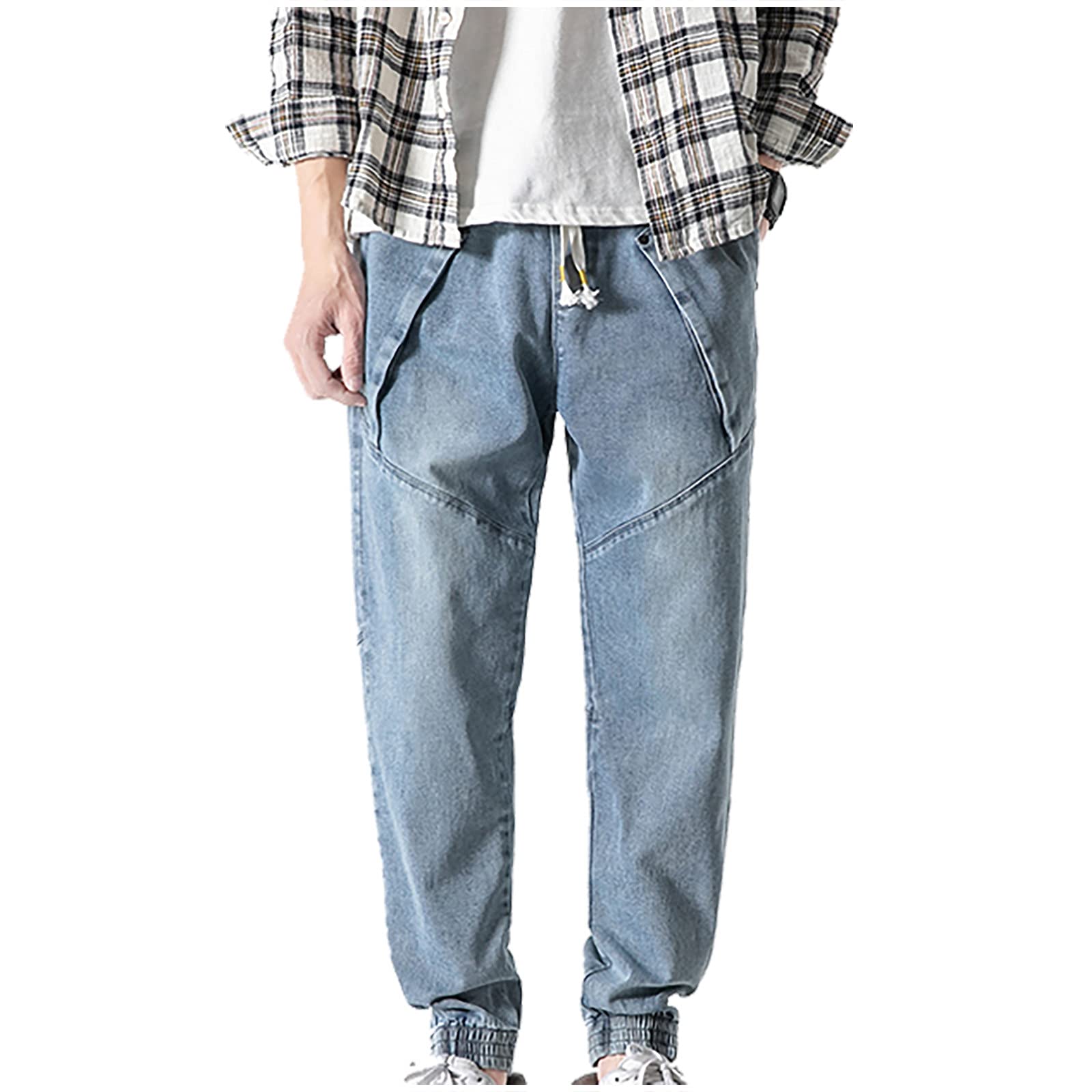 Men's Combat Fit Relaxed Cargo Work Pants - Durable Twill Safety Trousers for Outdoor & Construction | Classic Fashion & Functional Design