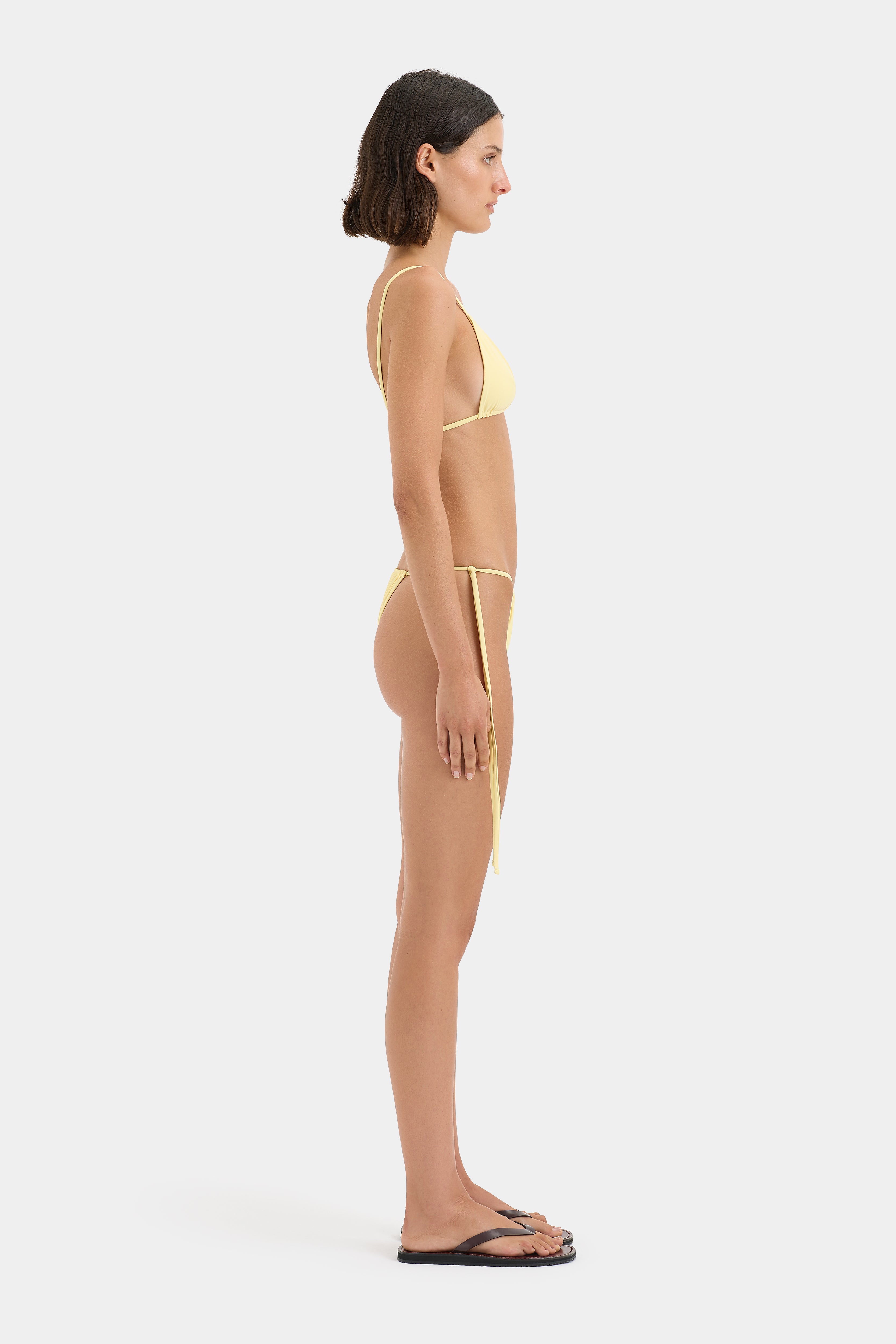 Emiliano String Triangle Top - Sexy Women's Bikini Swimwear for Beach & Pool - Perfect for Summer Vacation, Swim Party, and Tanning