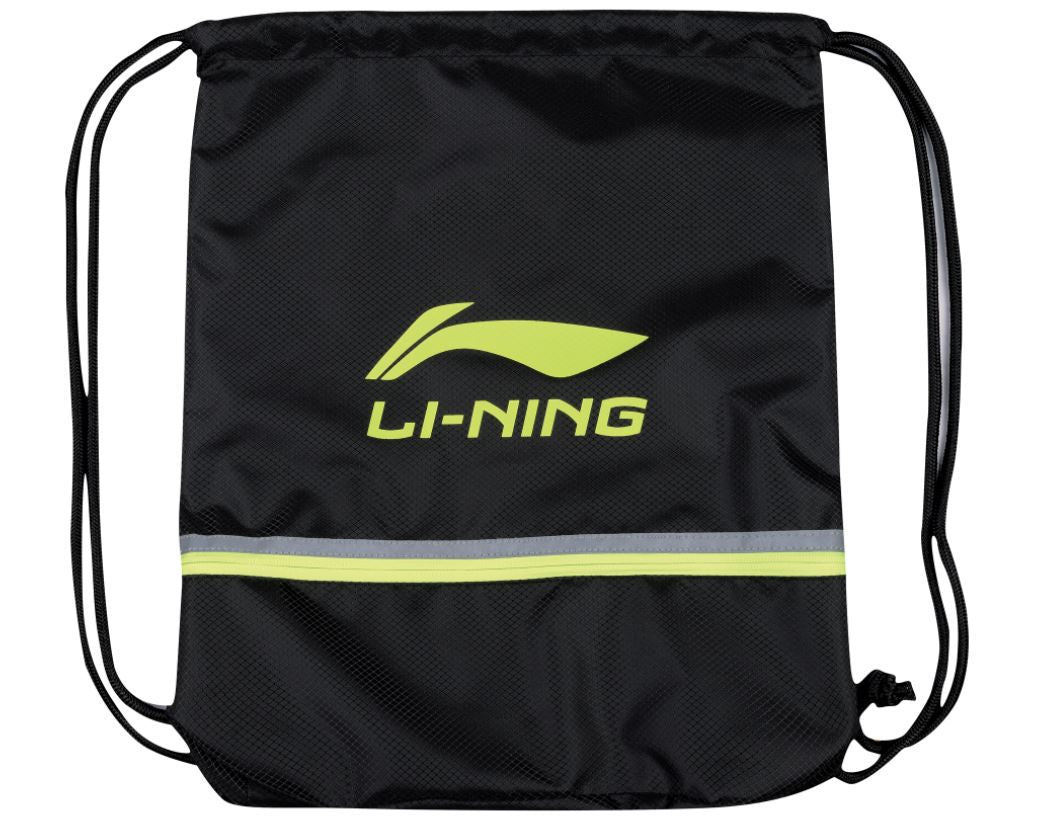 Li Ning Shoe Bag (Black) - Durable Sports Shoe Storage for Travel & Gym - ABLN066 1 - Perfect for Sneaker Protection & Organization