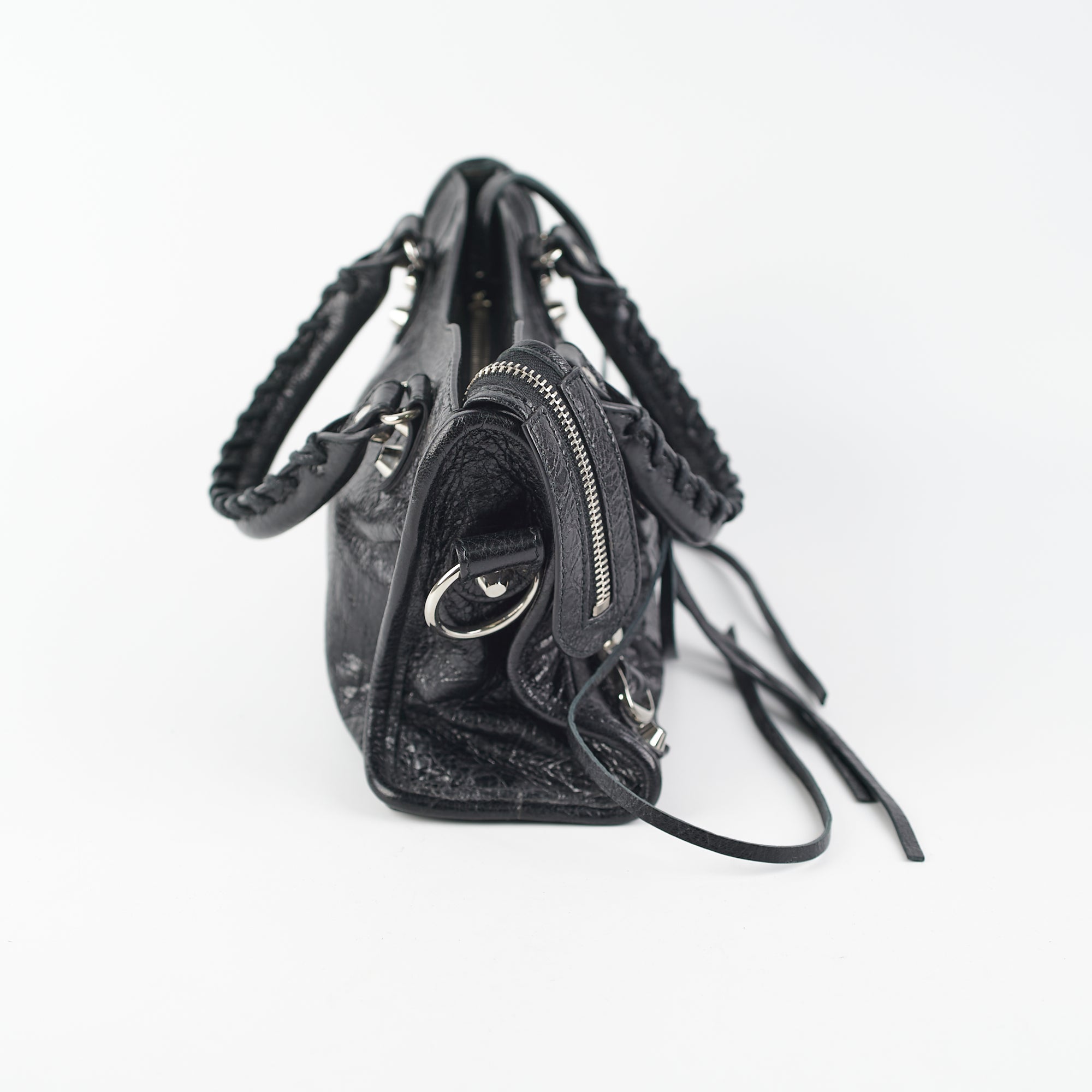 Balenciaga Mini City Bag in Black - Stylish Crossbody Purse for Women, Perfect for Everyday Use, Work, and Travel