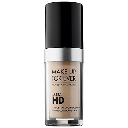 Make Up For Ever Ultra HD Invisible Cover Foundation - Shade 110/R220 Pink Porcelain - Flawless Full Coverage for Photos & Everyday Wear