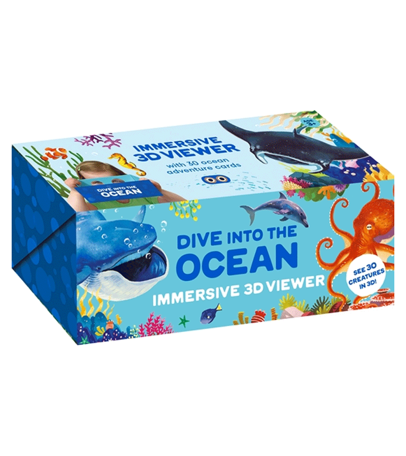 Mike Love's Immersive 3D Ocean Viewer - Virtual Marine Exploration Device for Scuba Diving, Aquarium Enthusiasts & Ocean Education