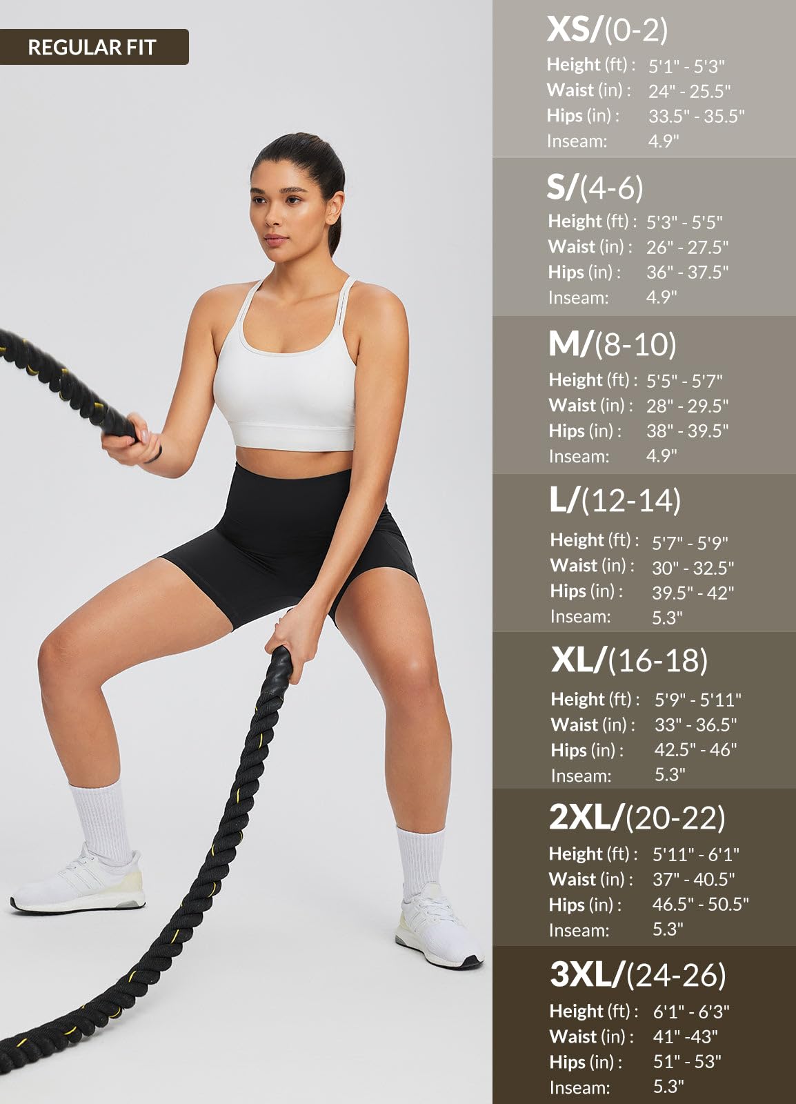 Baleaf Women's High Waist Workout Shorts - Light Compression Yoga Spandex Volleyball Biker Shorts with 3 Pockets for Running, Gym & Active Lifestyle