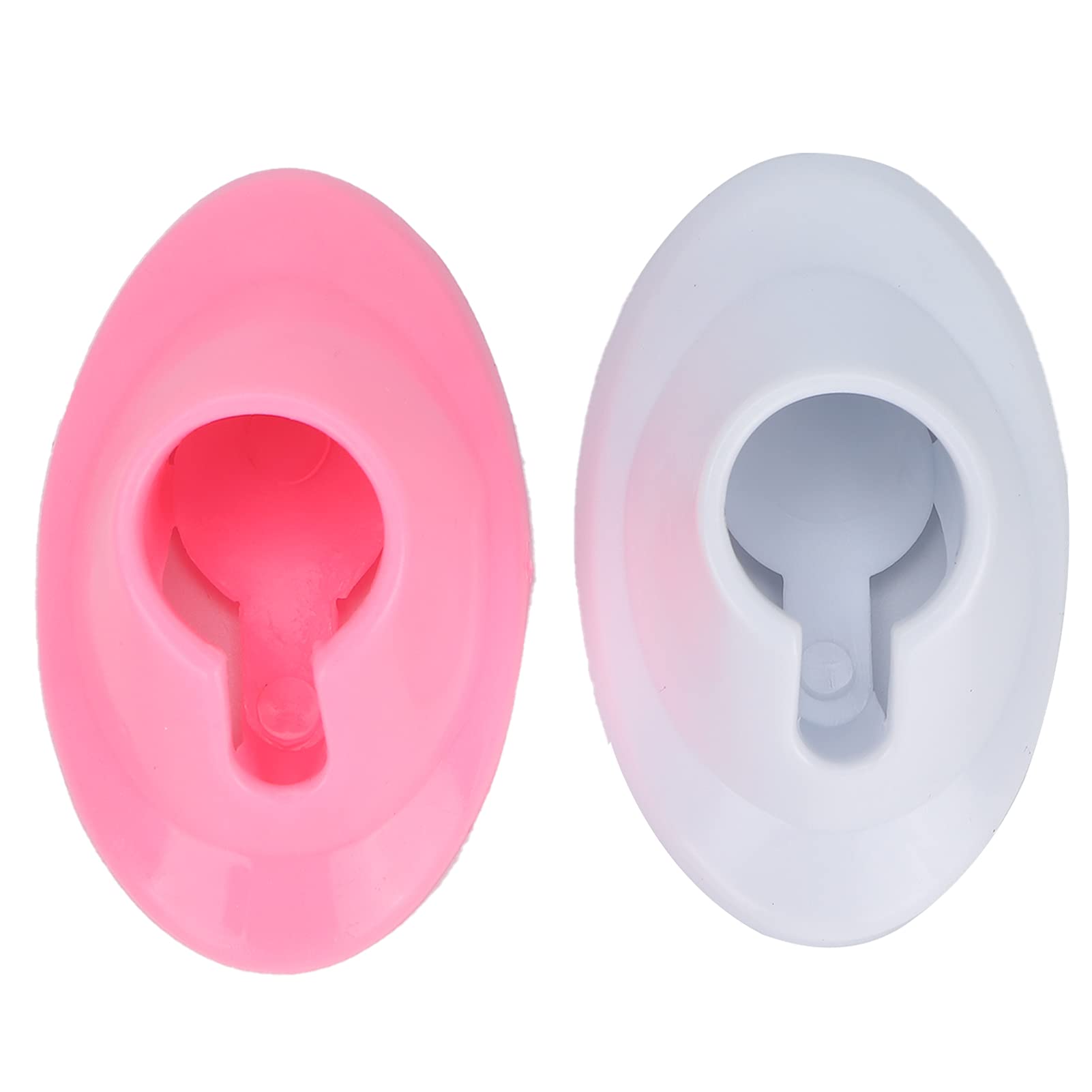 Milltrip 2-Pack Soft Rubber Nail Polish Bottle Holder - Anti-Spill Nail Polish Stand for Nail Art Salon & Home Manicure - Perfect for Professional Nail Technicians and DIY Nail Enthusiasts