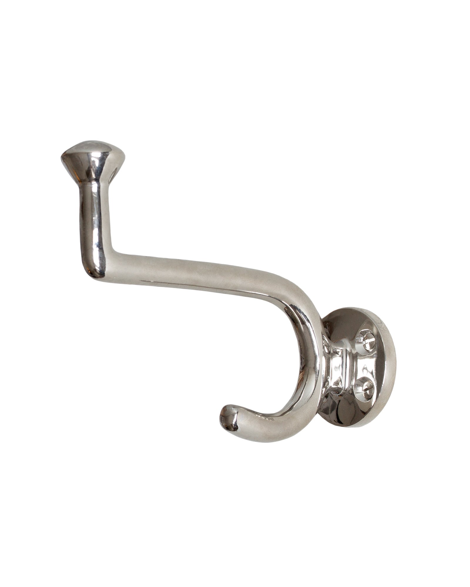 Fehrlins 3255 Nickel Coat Hook - Durable Wall Mounted Hanger for Hats, Coats & Bags - Perfect for Entryway, Bedroom & Bathroom Organization