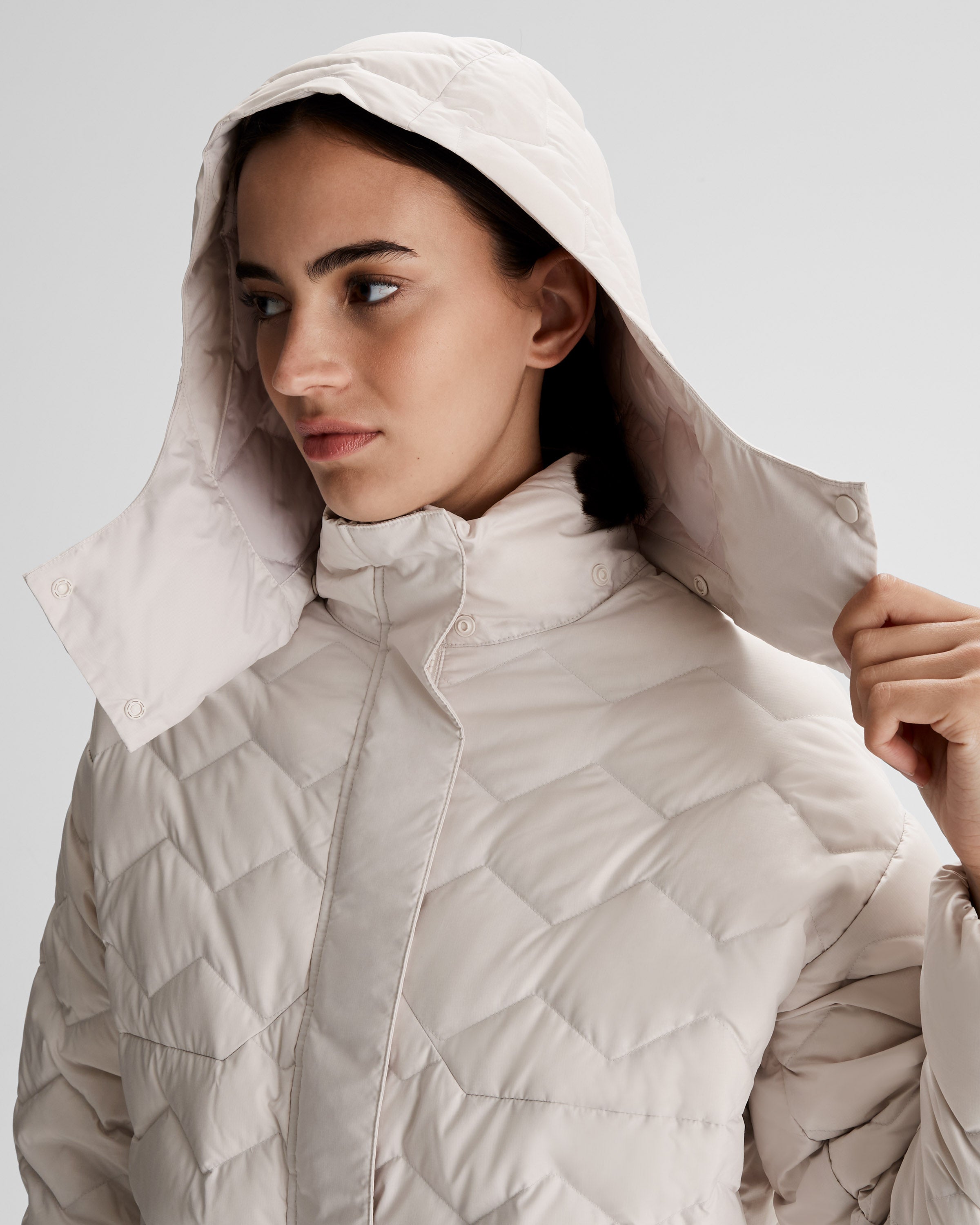 Women's Warm Down Hooded Parka Jacket - Lightweight Waterproof Winter Coat for Cold Weather - Perfect for Outdoor Activities & Daily Commute