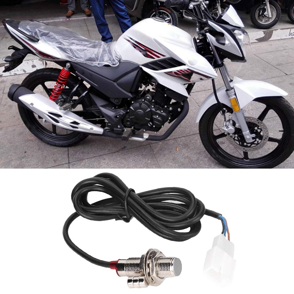 Aramox Motorcycle Speedometer Sensor Cable with 3 Magnets - Compatible with Digital Odometer & Speedometer - Perfect for Harley, Honda, Yamaha & More - Easy Installation for Accurate Speed Readings