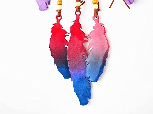 Premium Large Dream Catcher Silicone Molds for Epoxy Resin Casting - Feather Pendant Jewelry Making Molds, Easy Demold - Perfect for DIY Crafts, Home Decor & Gift Making