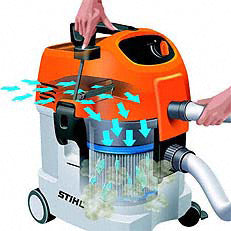 STIHL SE 62 Wet/Dry Vacuum Cleaner - Powerful 6.5 Gallon Shop Vac for Home, Garage & Workshop - Ideal for Cleaning Floors, Cars & DIY Projects