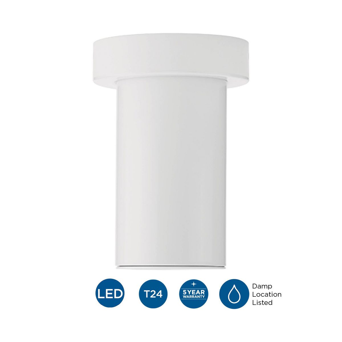 3-Inch LED Recessed Ceiling Light - White, Dimmable, Energy Efficient - Perfect for Bedroom, Kitchen, and Living Room Lighting