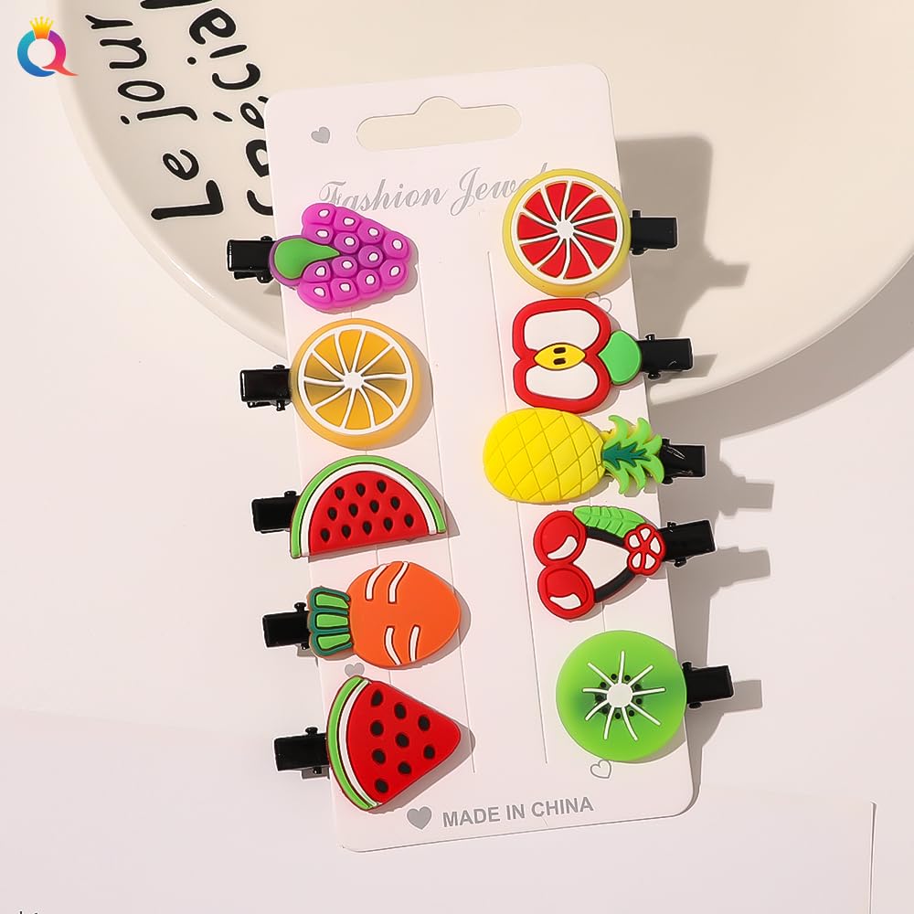 60 Pcs Kids Hair Clips Barrettes - Unicorn Ice Cream Candy Princess Hair Accessories Set for Toddlers Girls | Hair Grips Pins for School, Party, Daily Use