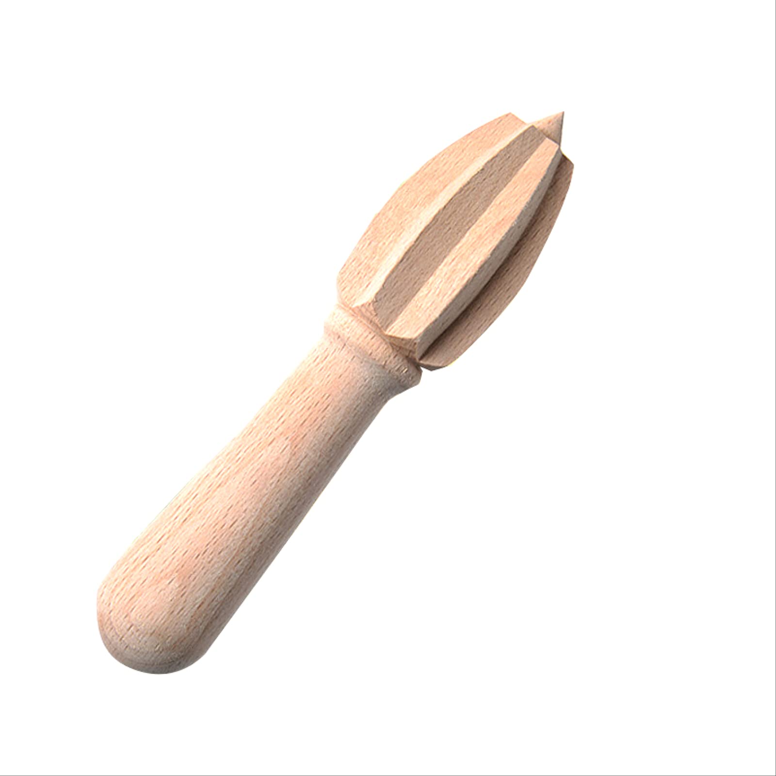 Venuy 2-Pack Natural Wood Lemon Squeezer - Wooden Citrus Reamer Juicer for Oranges, Lemons & Limes - Mini Fruit & Vegetable Juice Extractor - Eco-Friendly Kitchen Gadget for Cocktails, Baking & Healthy Drinks