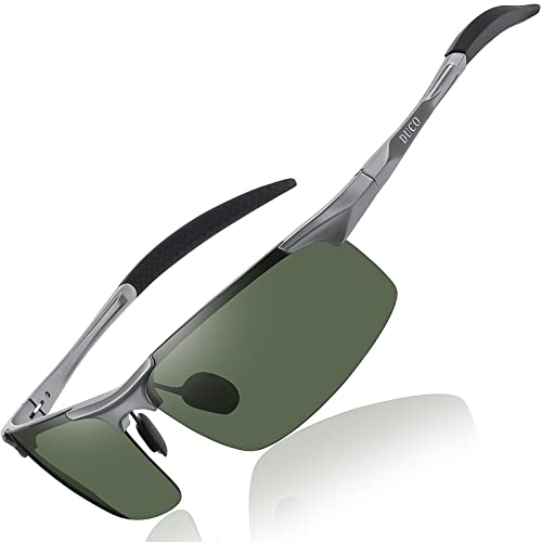 Gunmetal Frame Dark Green Lens