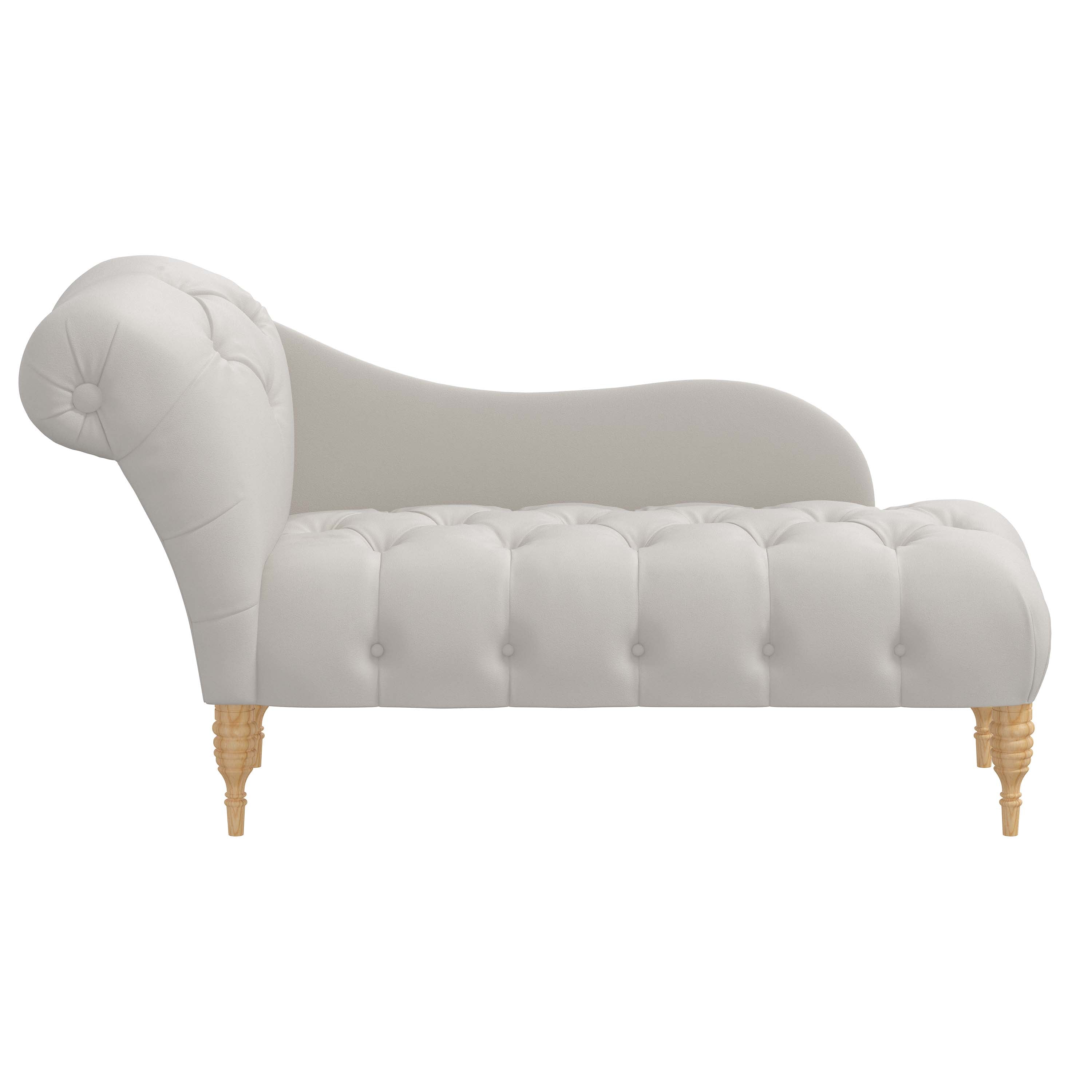 Rowen Chaise Lounge Chair - Modern Accent Furniture for Living Room, Bedroom & Patio - Stylish Upholstered Seating with Wooden Legs - Perfect for Relaxing, Reading & Decorating Your Home