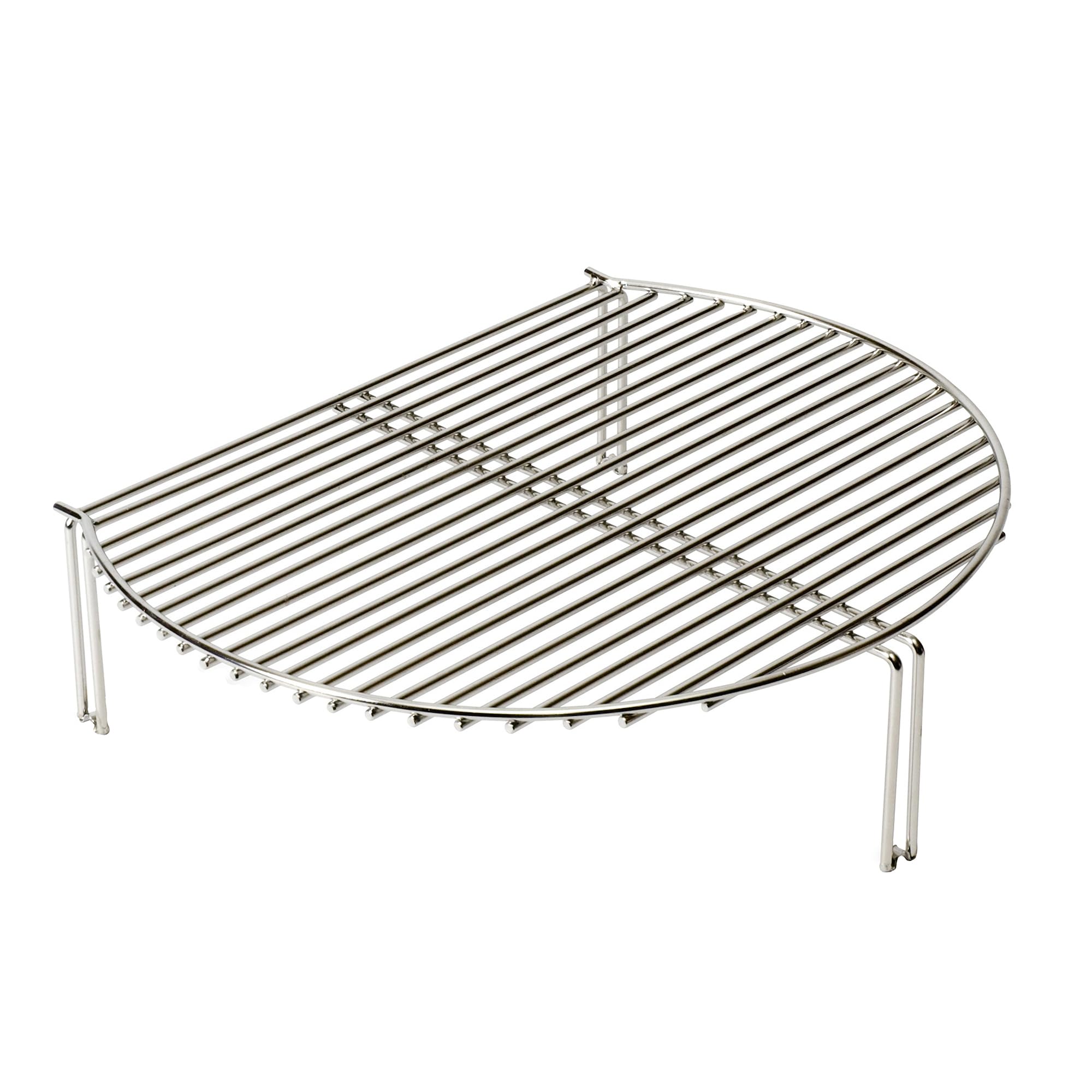 Kamado Joe Stainless Steel Grill Grate Expander - Extra Cooking Space & Indirect Heat for Classic Joe 18