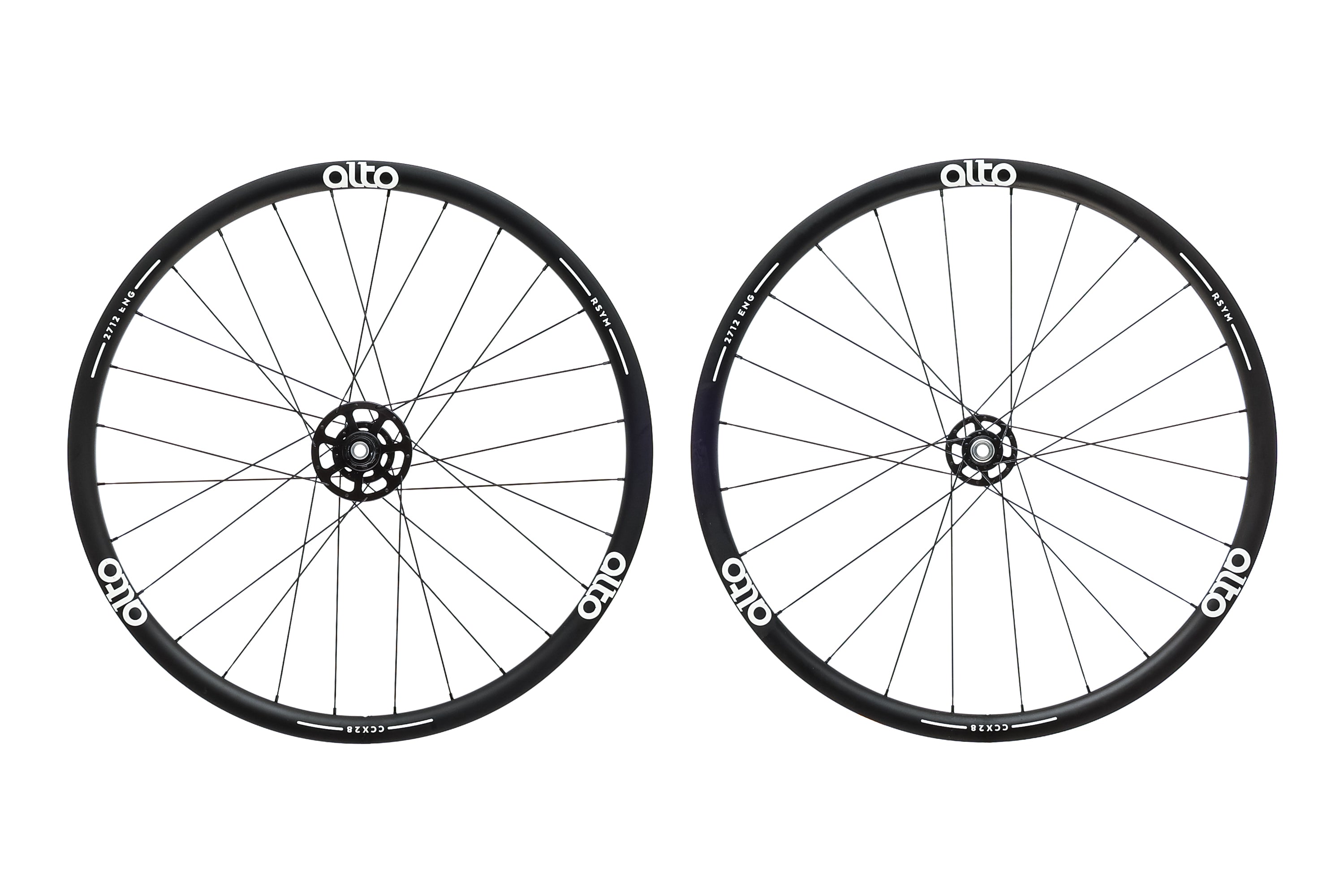 Alto CCX28 Carbon Tubeless 700c Wheelset - Lightweight Road Bike Wheels for Racing & Performance Cycling | Perfect for Road Racing, Triathlons & Endurance Rides