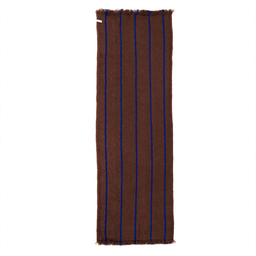 OYOY Lina Recycled Runner Rug - Eco-Friendly Caramel Brown 220x62cm - Perfect for Hallways, Kitchens & Sustainable Home Decor