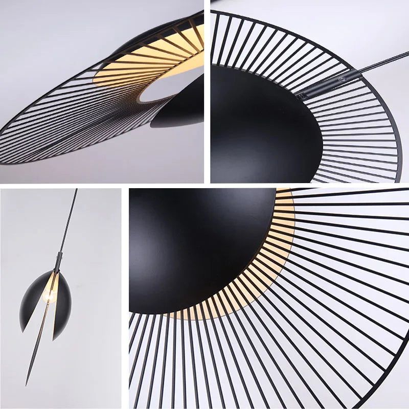 Modern Forestier LED Pendant Light - Adjustable Hanging Fixture for Dining Room, Kitchen Island & Bedroom Decor | Energy-Efficient Dimmable Lighting