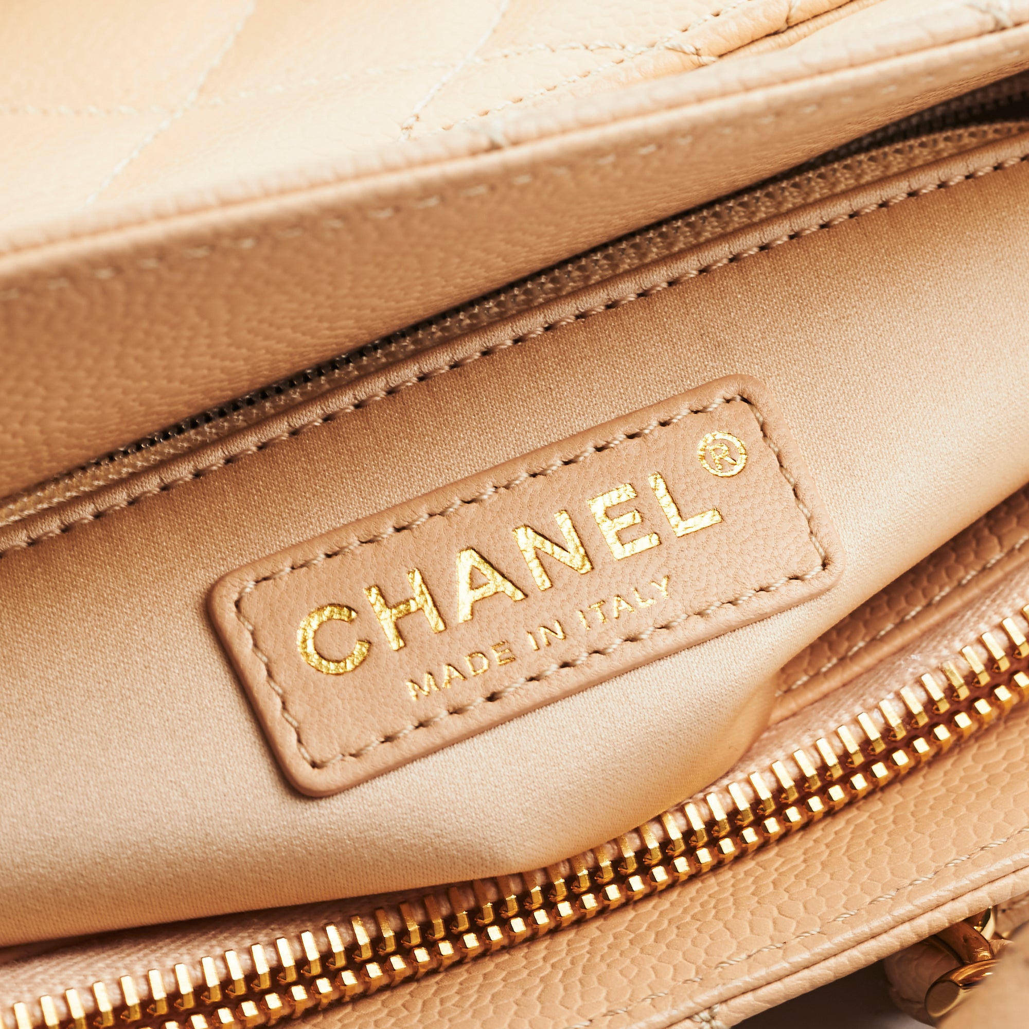 Chanel Caviar Leather Grand Shopping Tote GST Handbag in Beige - Luxury Designer Tote for Women, Perfect for Work, Travel & Everyday Use