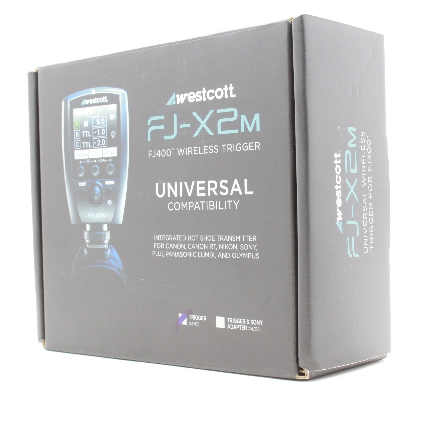 Used Westcott FJ X2M Universal Trigger for FJ400 Flash - Wireless Flash Trigger for Canon Nikon Sony DSLR Cameras - Perfect for Studio Photography & Outdoor Shooting