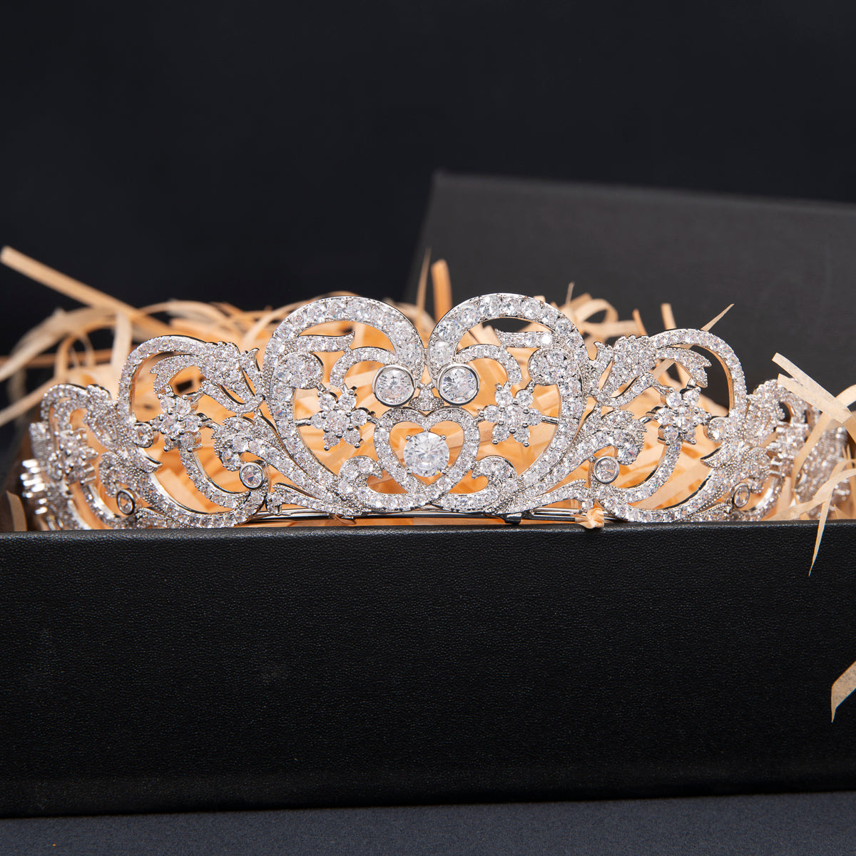 Spencer Family Tiara for Wedding - Princess Diana Inspired Bridal Crown CH10384 | Elegant Royal Wedding Accessory for Brides & Special Occasions