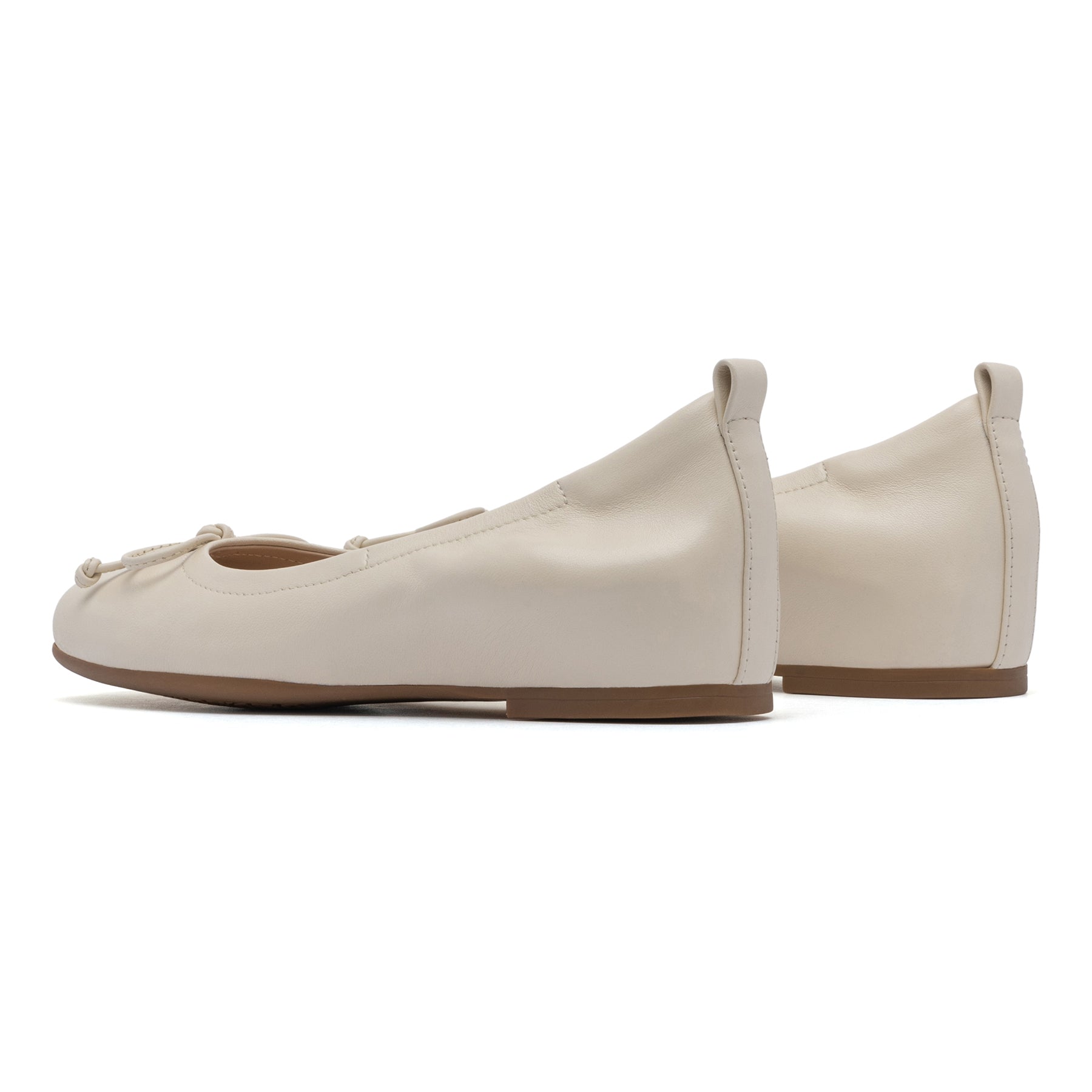 Abeo Cadence Bow Off White - Stylish Women's Fashion Shoes for Casual Wear, Work & Everyday Comfort