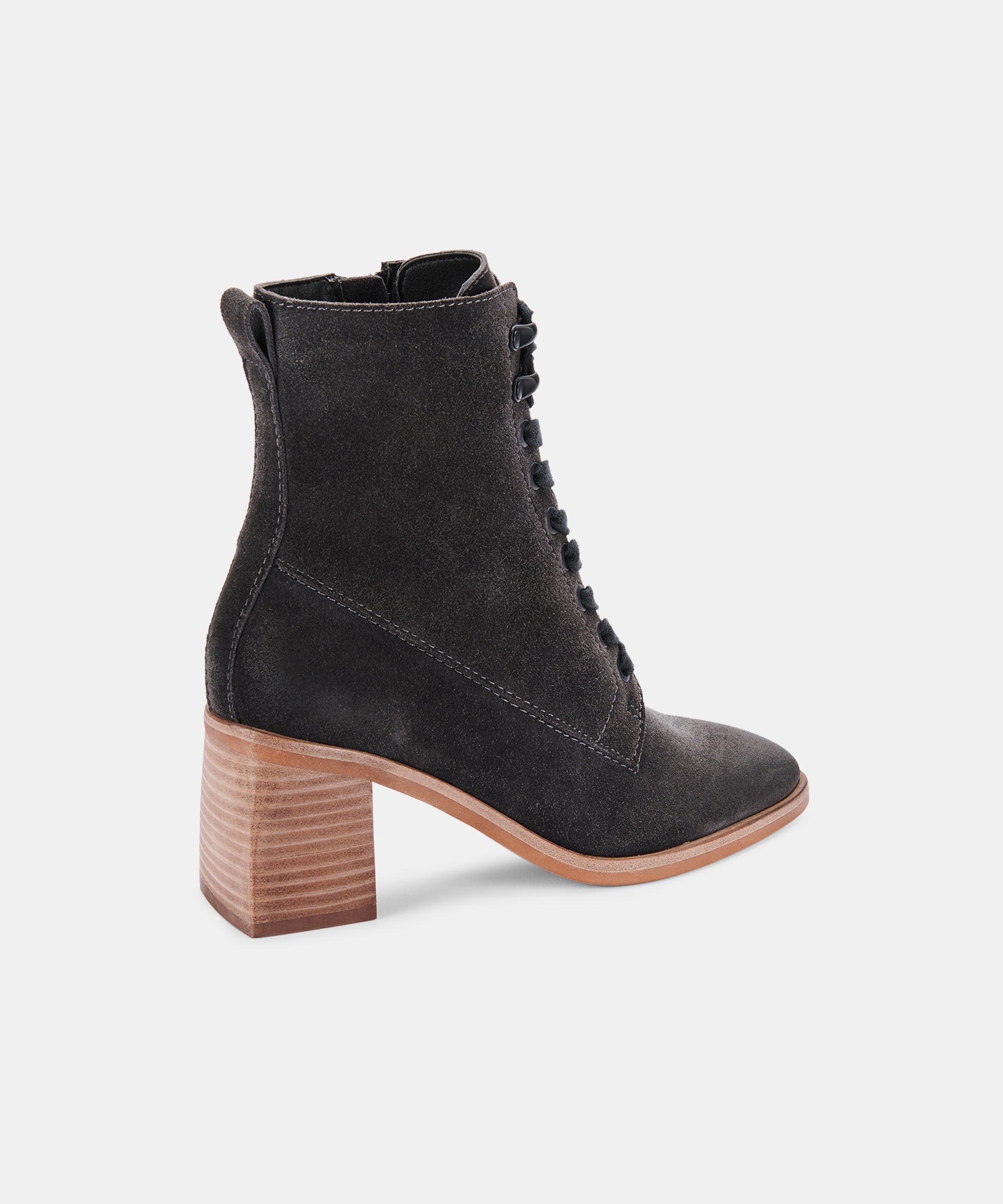 Iden Booties Anthracite Suede - Stylish & Comfortable Women's Ankle Boots for Fall & Winter | Perfect for Casual Outfits, Office Wear & Date Nights