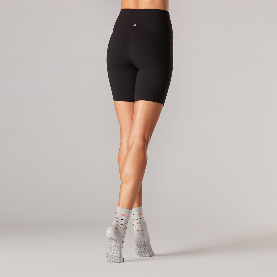 Tavi Noir Stash & Dash High Waist Biker Shorts for Women - Workout, Running, Yoga & Lounge Wear - Comfortable & Stylish Activewear