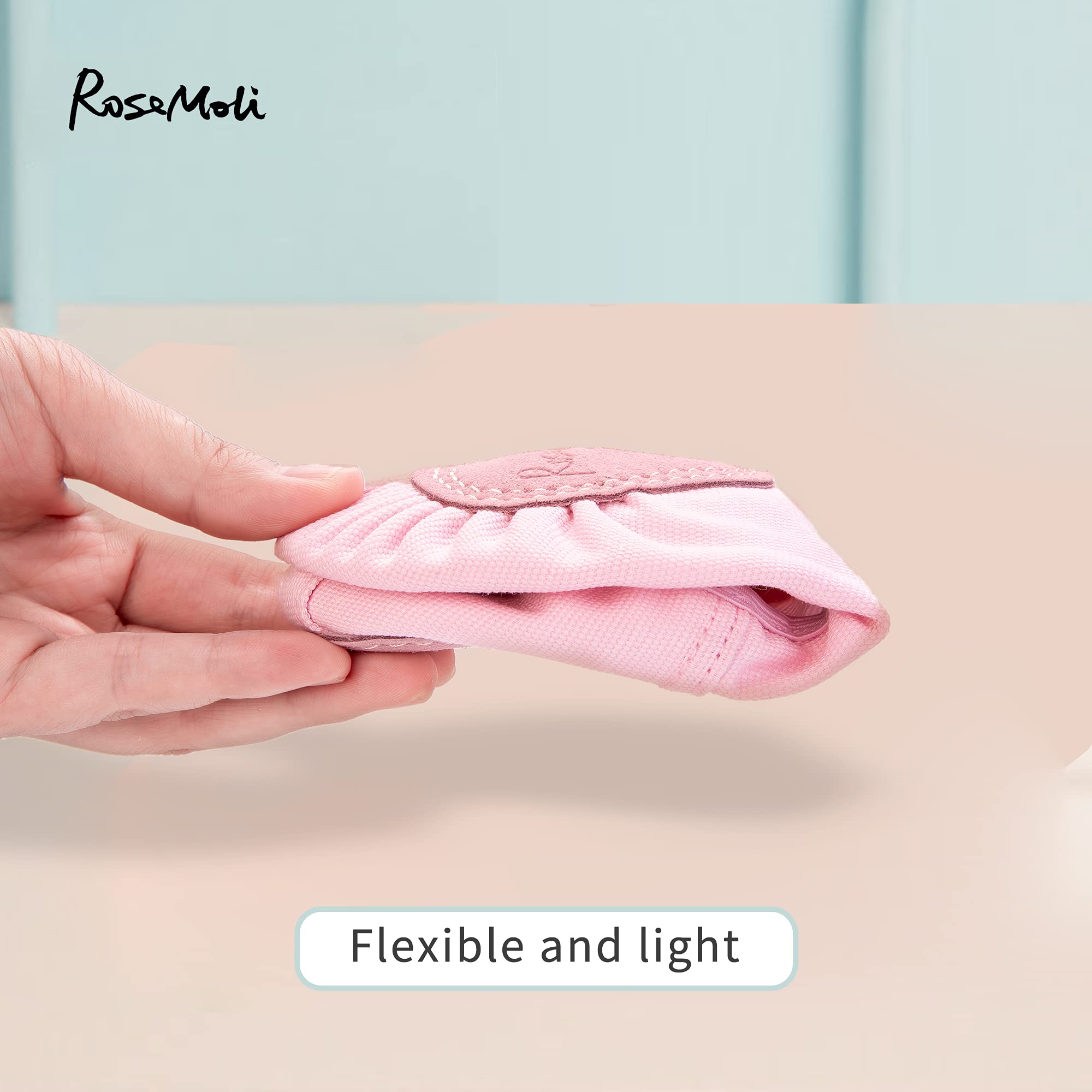 RoseMoli Canvas Ballet Slippers - Comfortable Dance Shoes for Girls, Toddlers, Kids & Women - Perfect for Ballet, Yoga, Dance Practice & Casual Wear