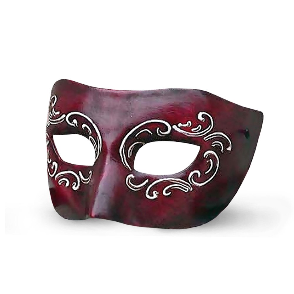 VIVO Men's Masquerade Ball Mask - Elegant Venetian Style Party Mask for Costume Balls, Halloween, Mardi Gras & Themed Events