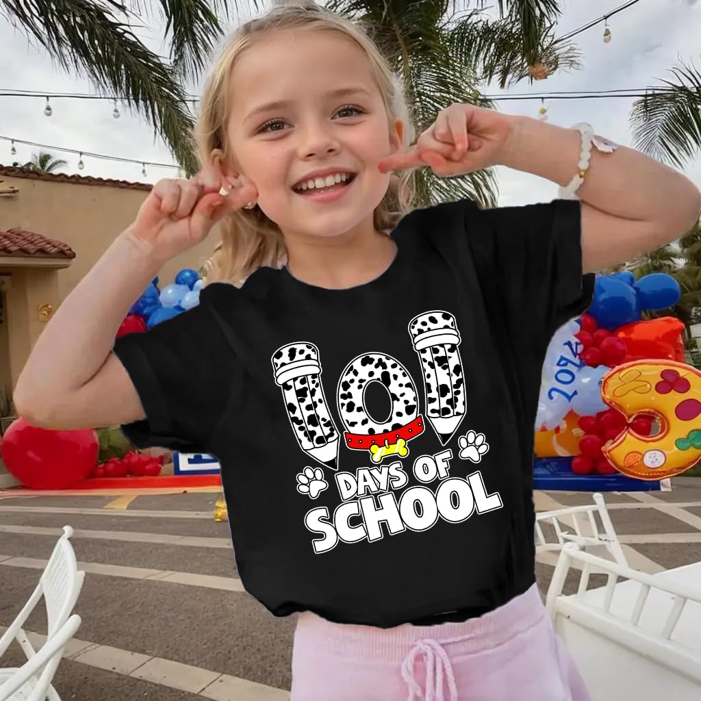 100 Days of School Shirt for Kids, Toddlers & Baby Girls - Happy 100th Day of School T-Shirt - Perfect for School Celebrations, Class Photos & Milestone Memories