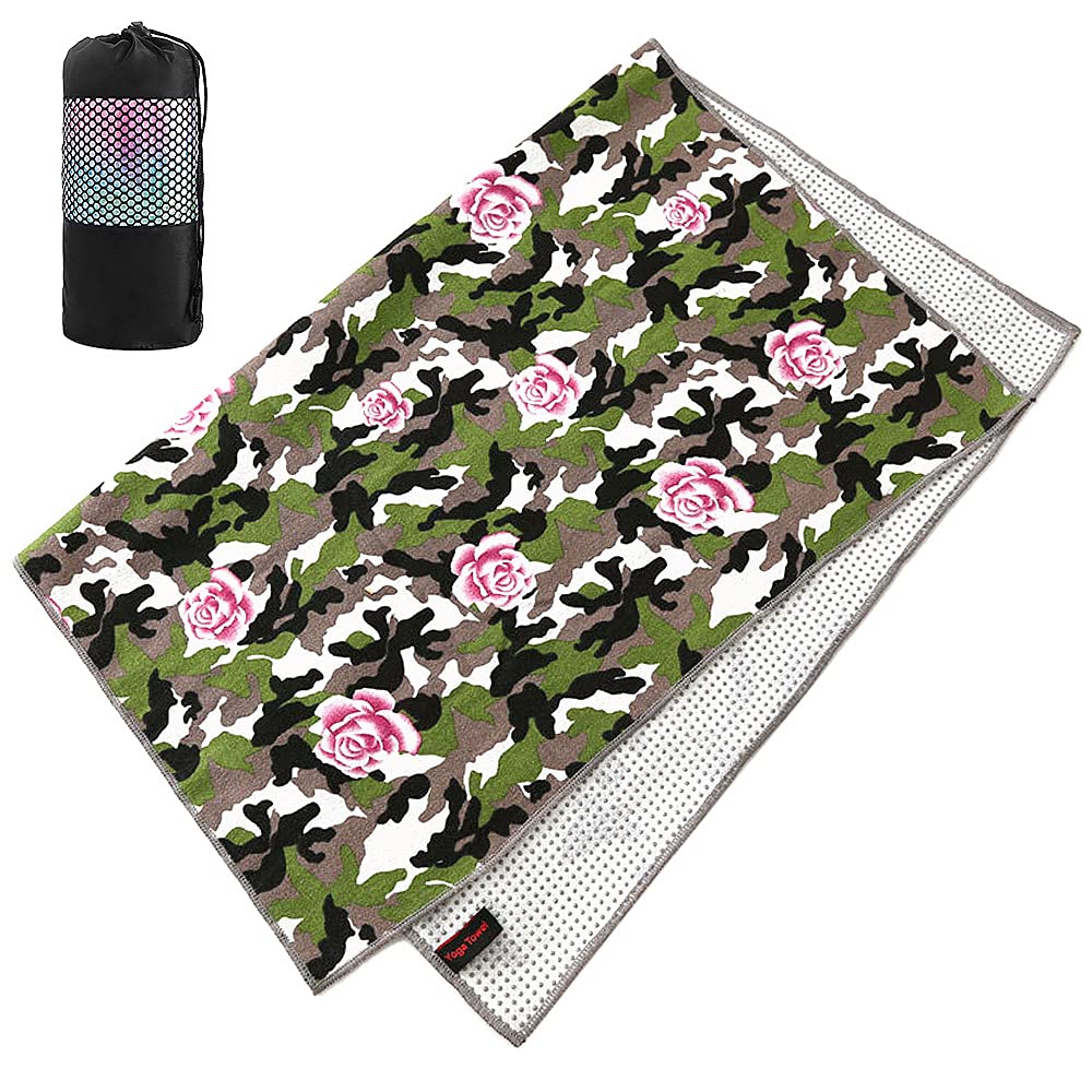 Lixada Non-Slip Yoga Mat with Quick Dry Technology - Foldable Exercise Mat for Yoga, Pilates & Fitness - Includes Mesh Storage Bag - Perfect for Home, Gym & Outdoor Workouts