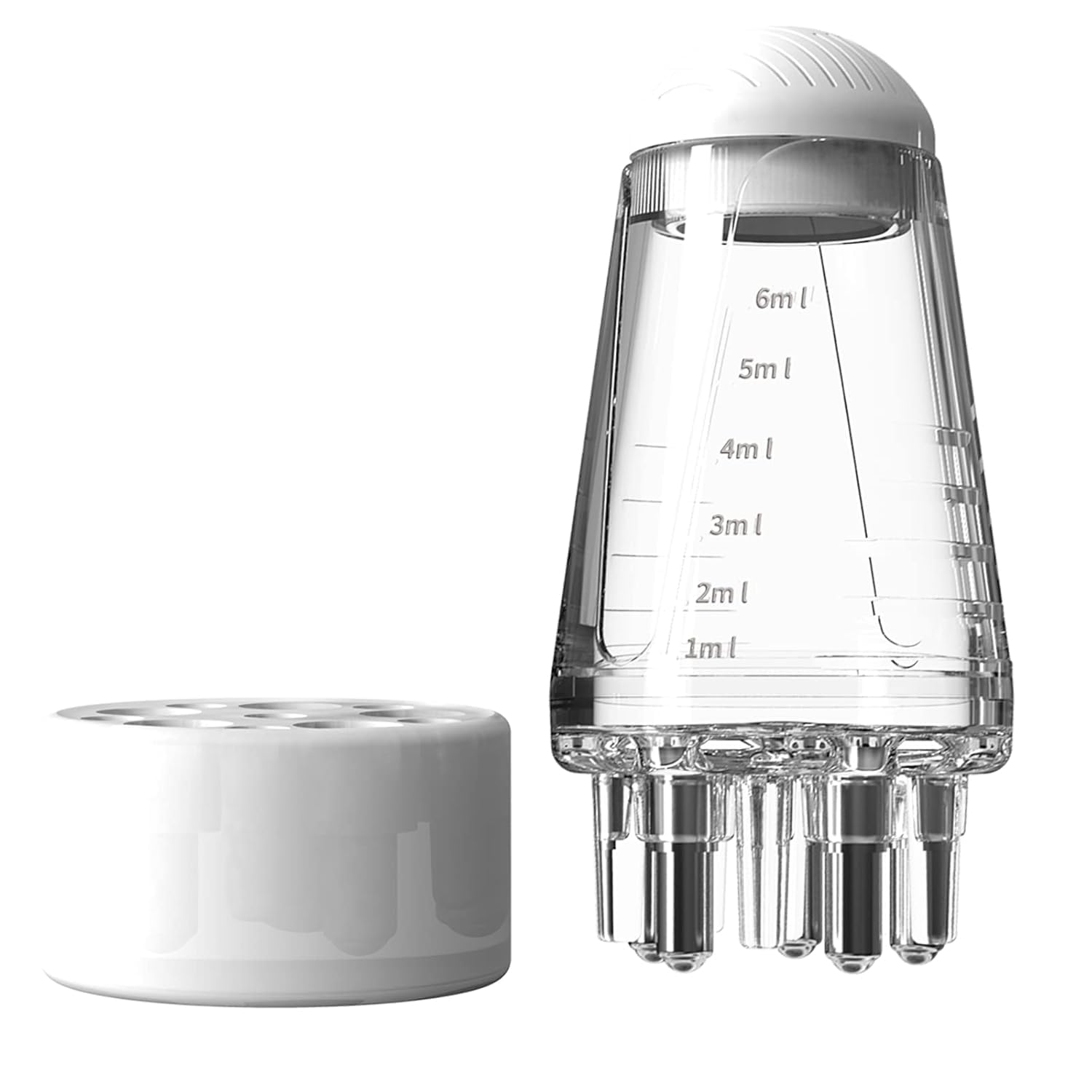 **INSIME Mini Scalp Oil Applicator Tool (5cm) - Hair Serum Dispenser & Scalp Massager for Deep Conditioning & Hair Growth - Perfect for Home Hair Care & Salon Treatments**