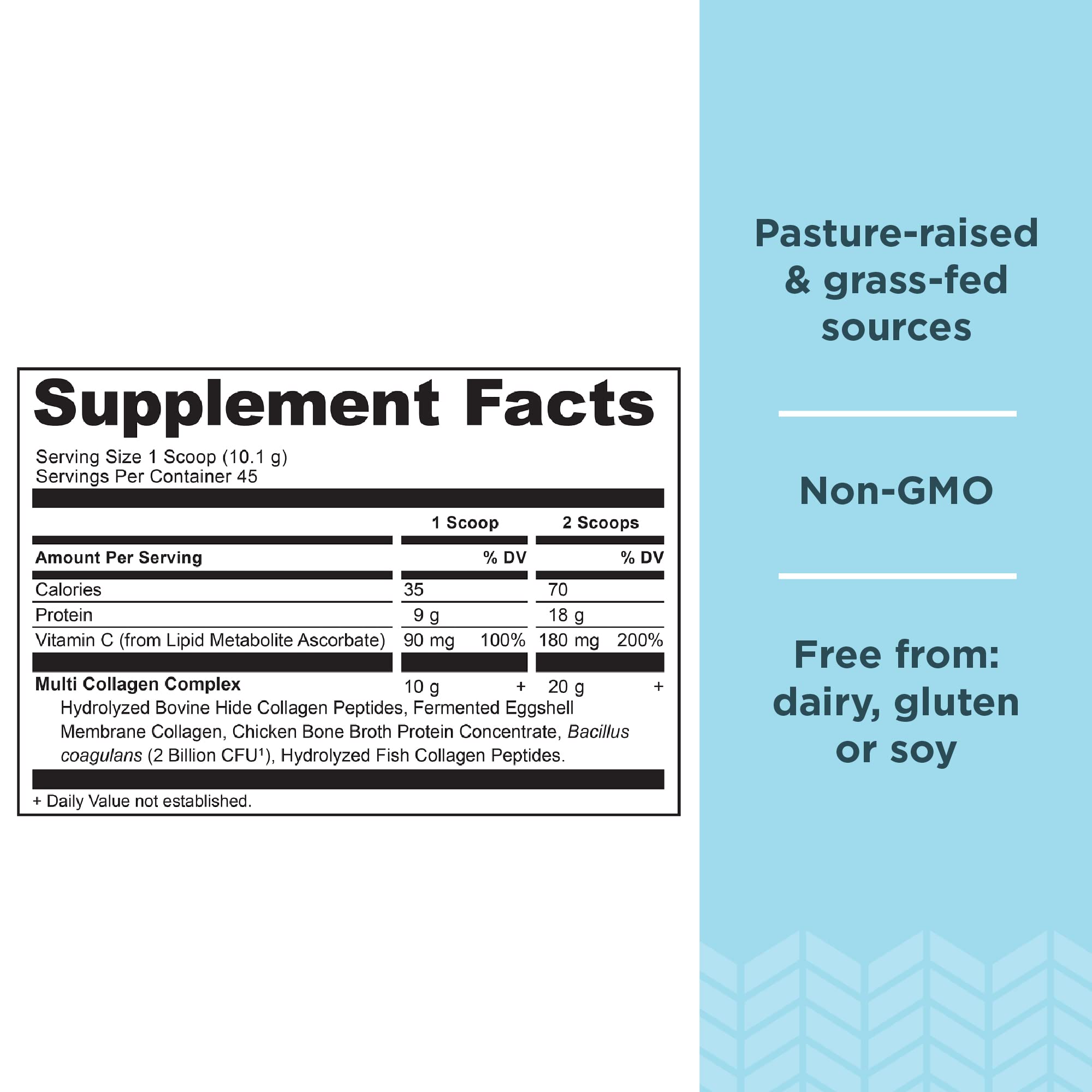 Ancient Nutrition Multi Collagen Peptides Powder - Hydrolyzed Collagen Protein with Probiotics & Vitamin C for Skin, Hair, Nails & Gut Health - Unflavored Collagen Supplement (16oz, 45 Servings) | Supports Joint Recovery & Anti-Aging for Active Lifestyles