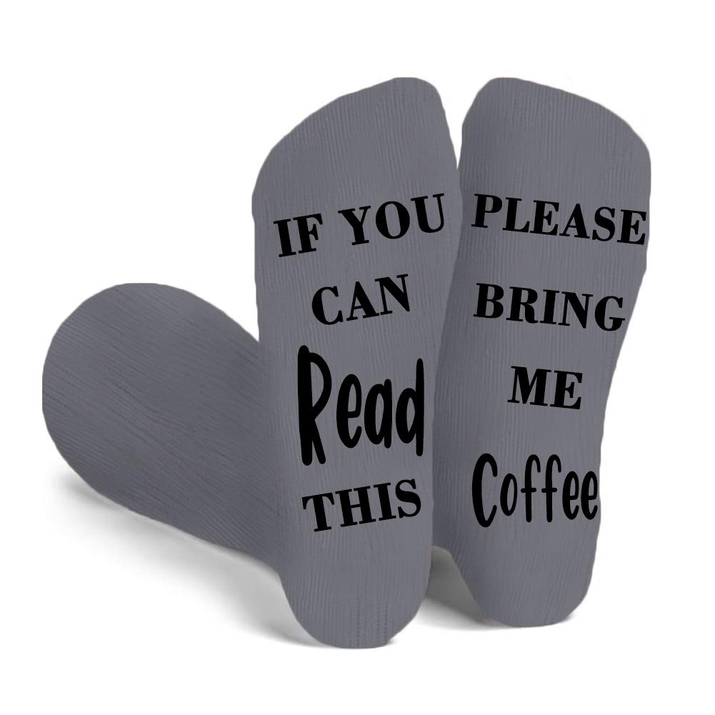 Personalized Funny Socks for Men & Women - Custom Text Novelty Socks with 'If You Can Read This' Design | Perfect Gift for Birthdays, Christmas & Casual Wear
