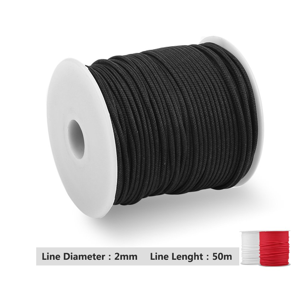 Dilwe High-Strength Fishing Line for Speargun Reel | Durable Tie-Downs Gear for Fishing & Camping (Red) | Perfect for Saltwater Fishing, Boat Trips & Outdoor Adventures