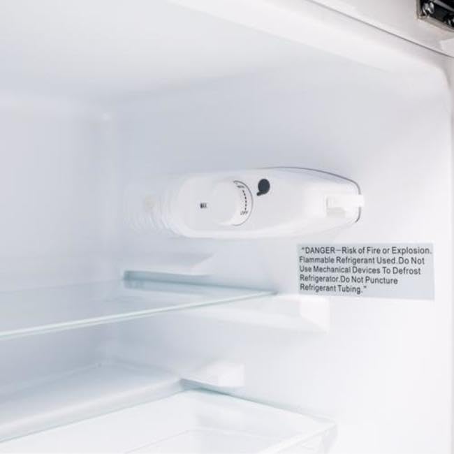 EdgeStar CRF321SS 3.1 Cu. Ft. Energy Star Compact Refrigerator with Freezer - Perfect for Dorms, Apartments, Offices & Small Spaces