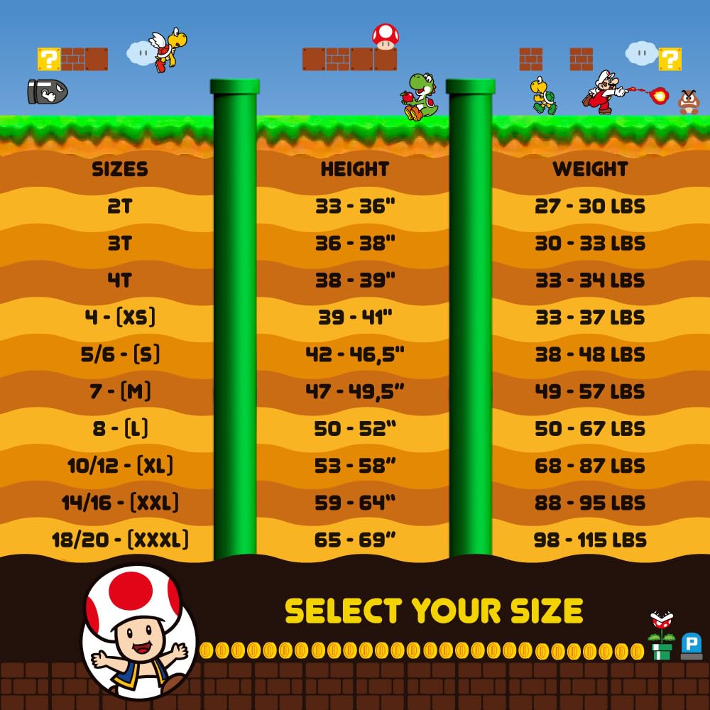 Super Mario Bros Hoodie for Boys - Gaming Sweatshirt for Kids & Teens