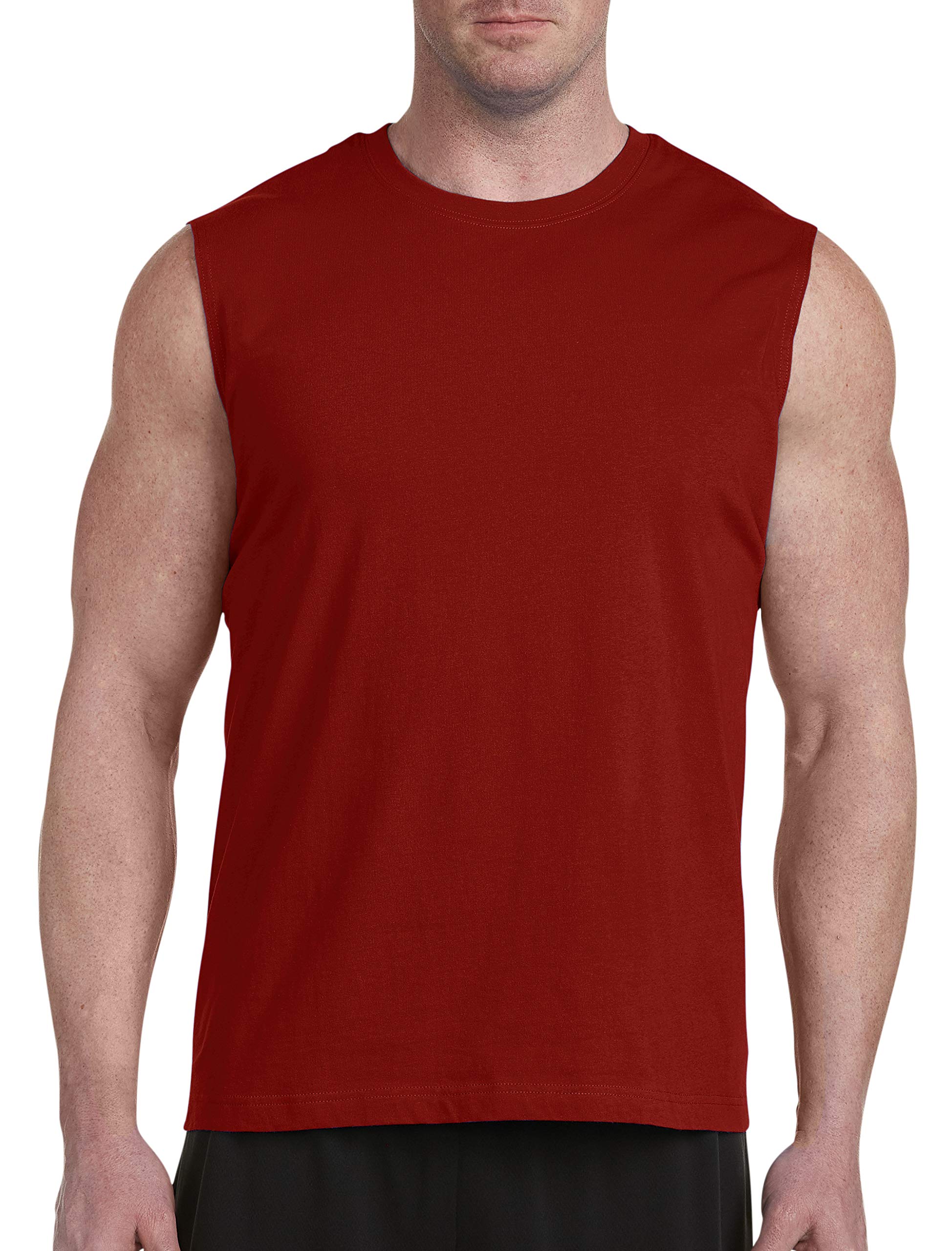 DXL Big and Tall Moisture-Wicking Muscle T-Shirt for Men - Quick Dry Activewear Gym Shirt - Workout, Running & Casual Wear