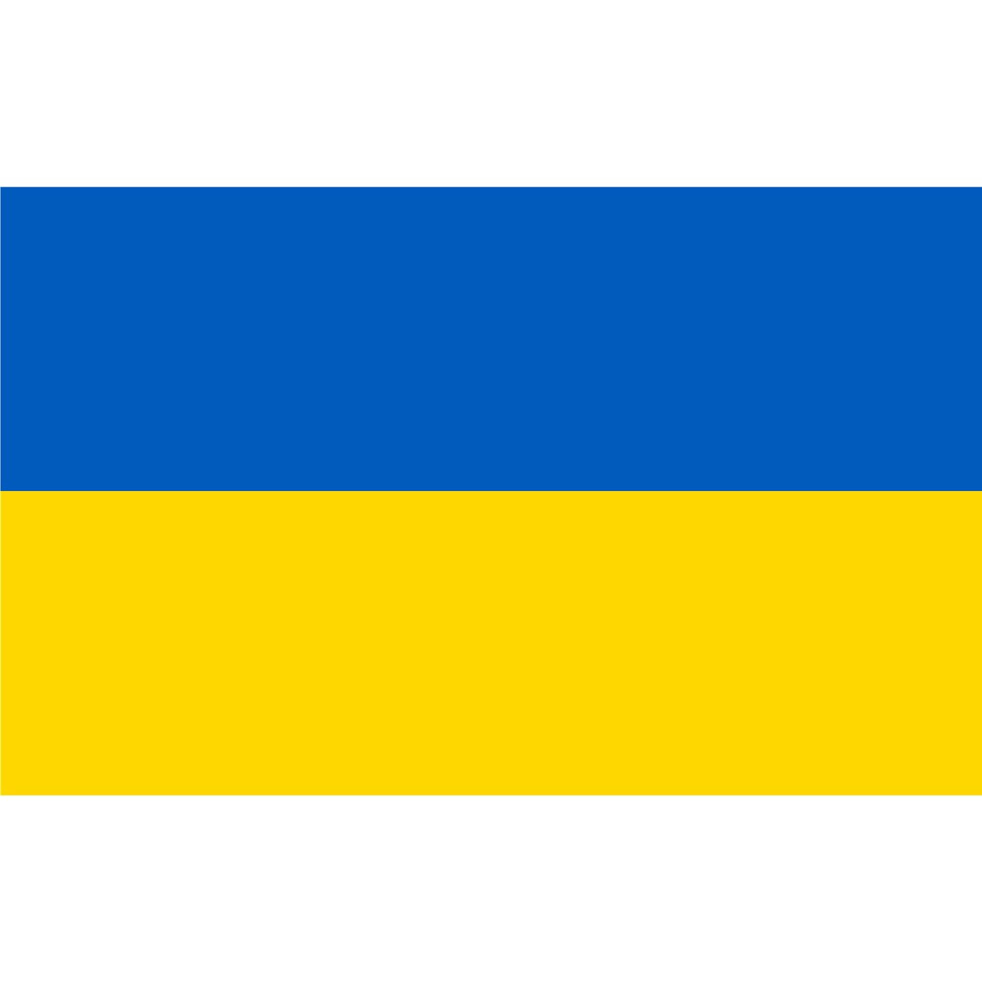 Ukrainian Flag Stickers - Oval 50 Pack | Patriotic Decals for Laptops, Cars, Water Bottles | Show Support for Ukraine